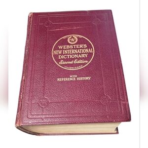 New International Dictionary - Maroon Edition